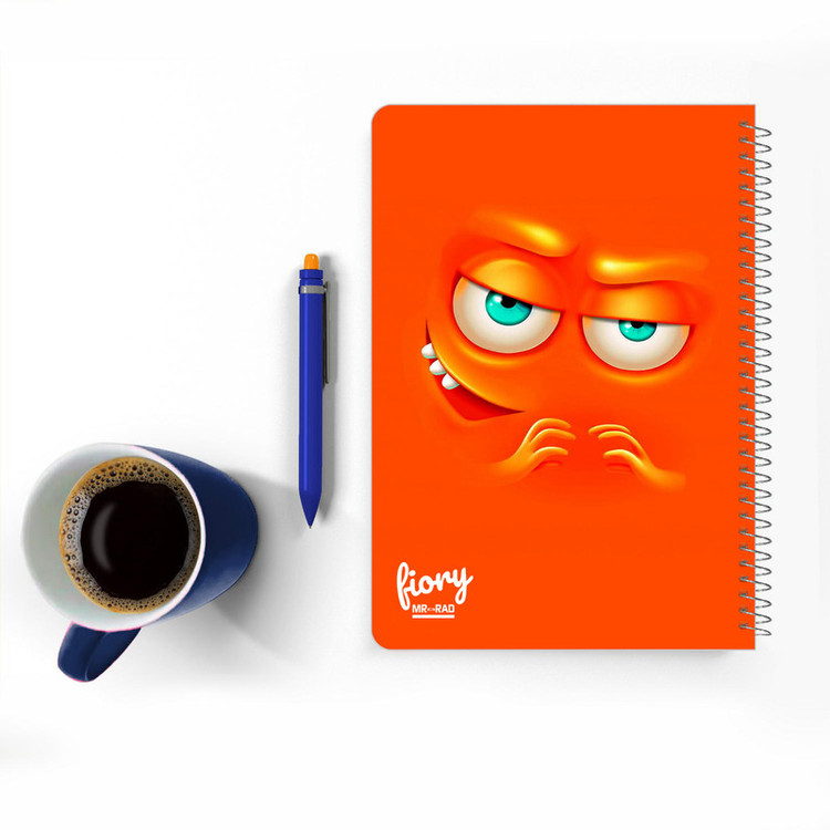 دفتر مشق مستر راد مدل ایموجی طرح زیرک کد 1567 Emoji