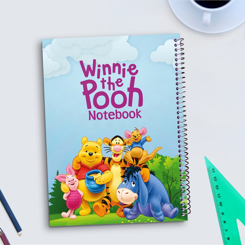 دفتر مشق 60 برگ اورین طرح pooh