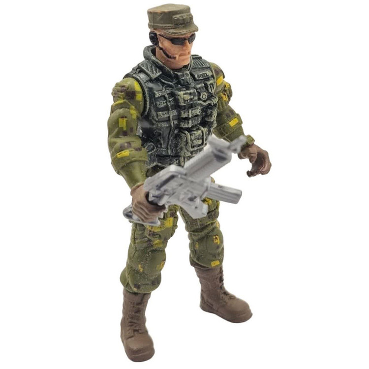 فیگور ناب سل مدل سرباز تفنگدار کد SPECIALFORCES NAAB006 ارتفاع 10 سانتیمتر