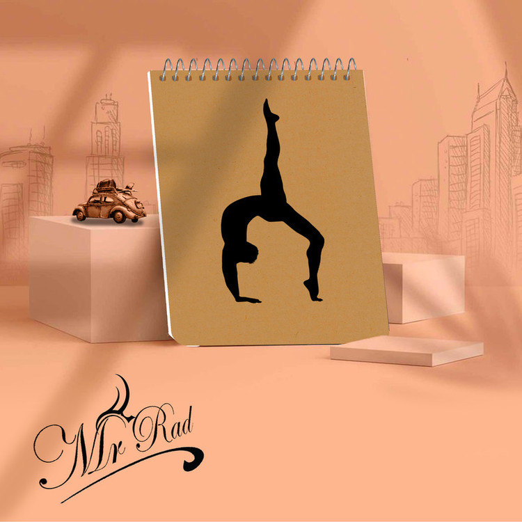 دفترچه یادداشت 100 برگ مستر راد طرح ژیمناستیک کد sport 1510
