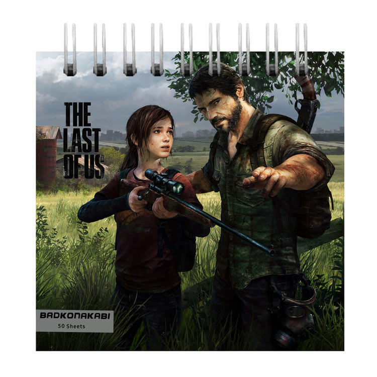 دفتر یادداشت بادکنک آبی طرح The Last Of Us مدل T1 به همراه فتوکارت مجموعه 8 عددی