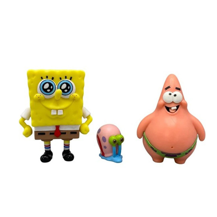 فیگور مدل باب اسفنجی و پاتریک SpongeBob مجموعه 3 عددی