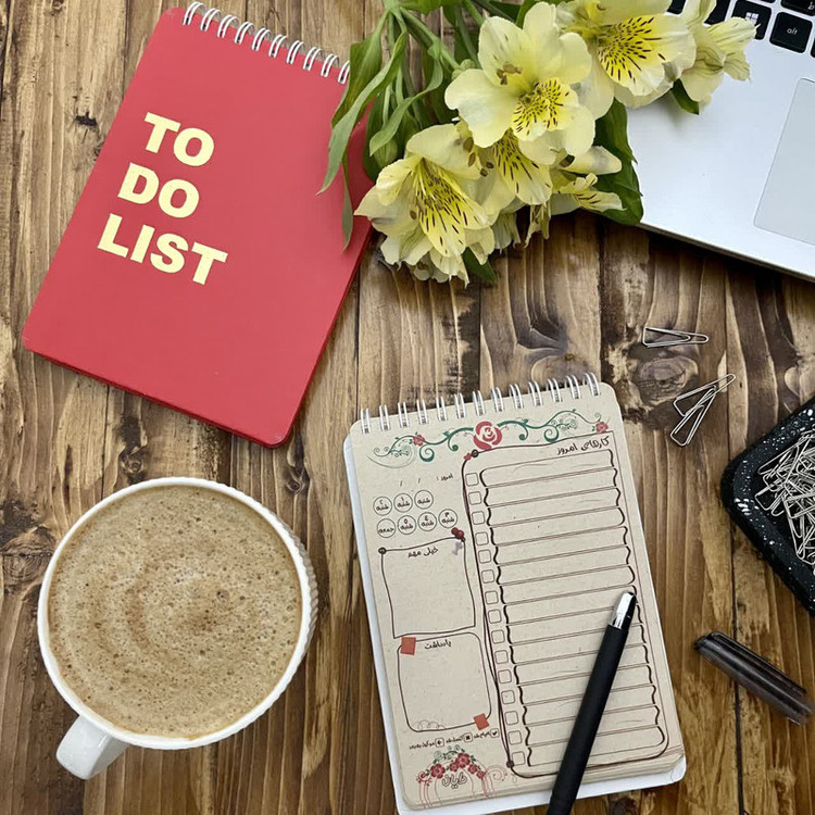 دفتر برنامه ریزی 60 برگ دایان مدل to do list کد ۳۵۵