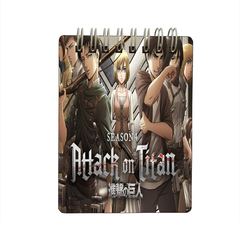 دفترچه یادداشت طرح انیمه Attack on Titan حمله به تایتان yt6