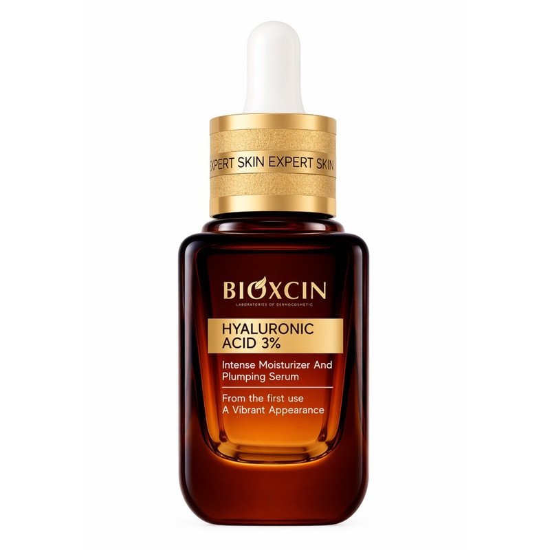 سرم ضد چروک بیوکسین مدل HYALURONIC ACID 3% مناسب برای انواع پوست حجم 30 میلی لیتر