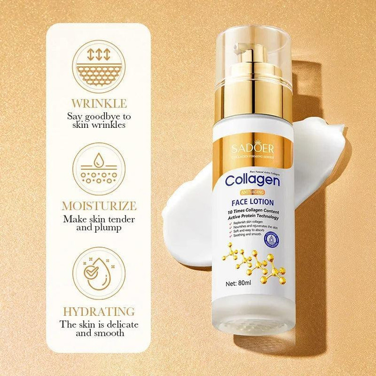 لوسیون ضد چروک سادور مدل کلاژن حجم 80 میلی لیتر
