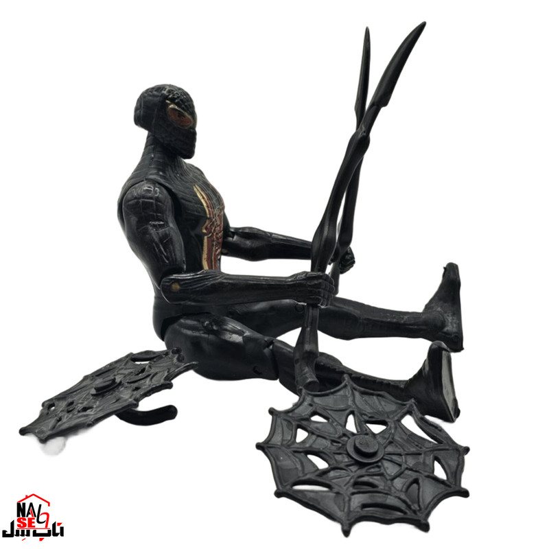 فیگور ناب سل مدل مرد عنکبوتی Black Spider-Man