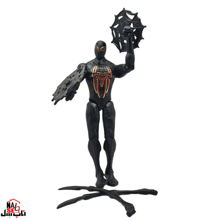 فیگور ناب سل مدل مرد عنکبوتی Black Spider-Man
