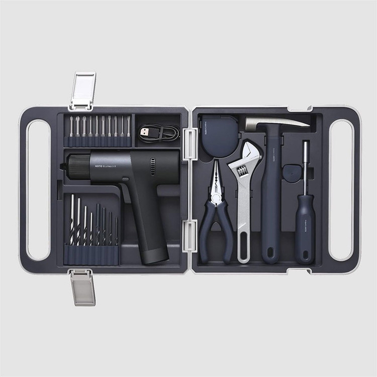 جعبه ابزار هوتو مدل Hoto Brushless Drill Kit QWDZGJ001
