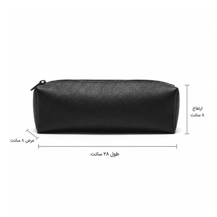 کیف ابزار مدل چرم مصنوعی زیپی کد 28 سایز 28x8x8 سانتی متر