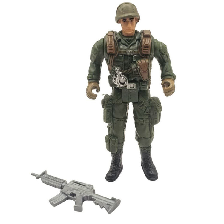 فیگور ناب سل مدل سرباز تفنگدار کد SPECIALFORCES NAAB001 ارتفاع 10 سانتیمتر