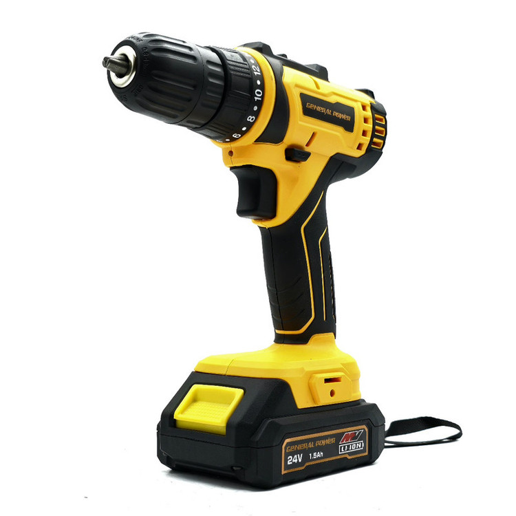دریل پیچ گوشتی شارژی و مینی فرز شارژی جنرال پاور مدل 24V