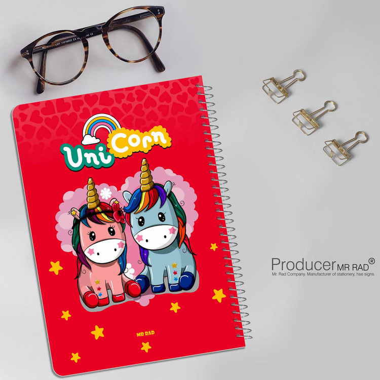 دفتر مشق مستر راد مدل یونیکورن کد 1695 Unicorn