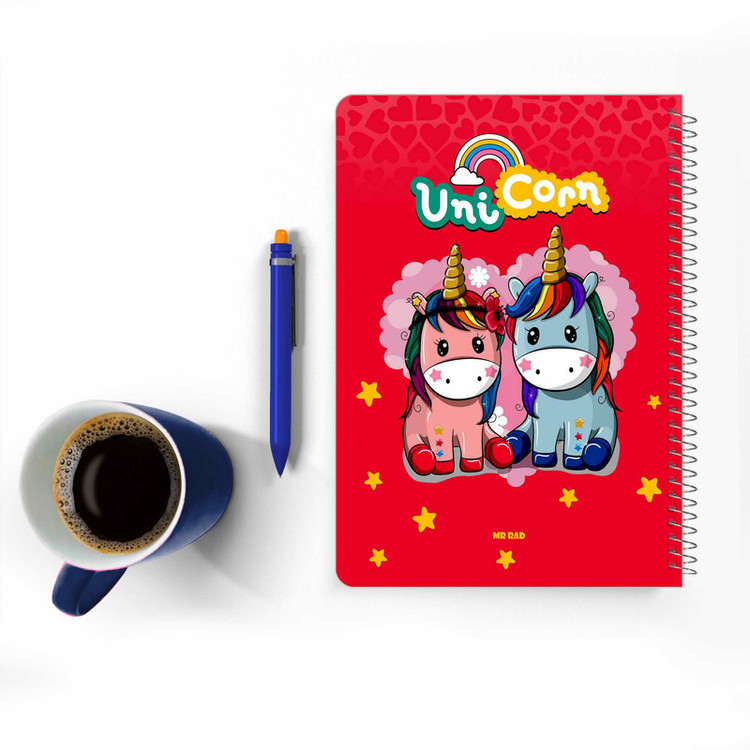 دفتر مشق مستر راد مدل یونیکورن کد 1695 Unicorn