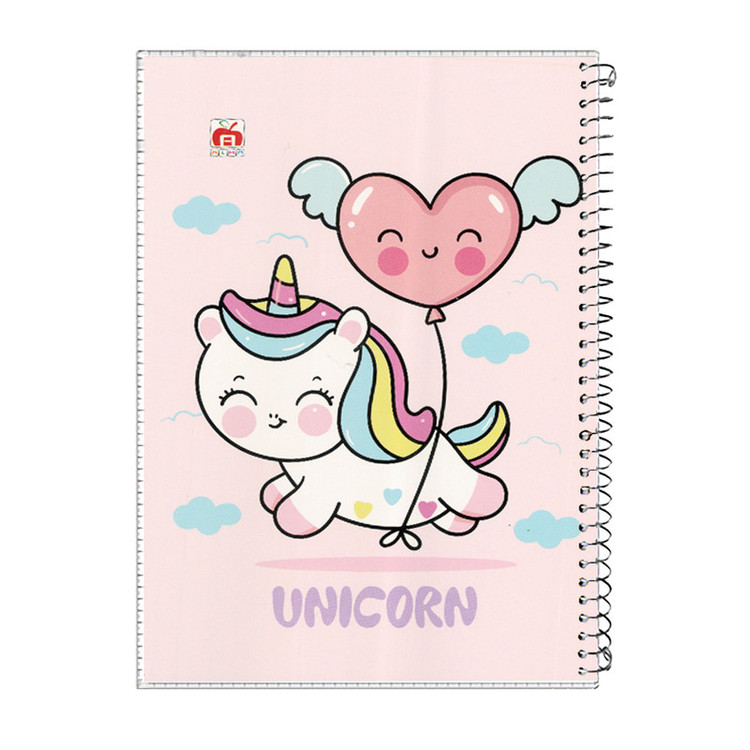 دفتر مشق 40 برگ آلما طرح UNICORN مدل طلقی کد 7413