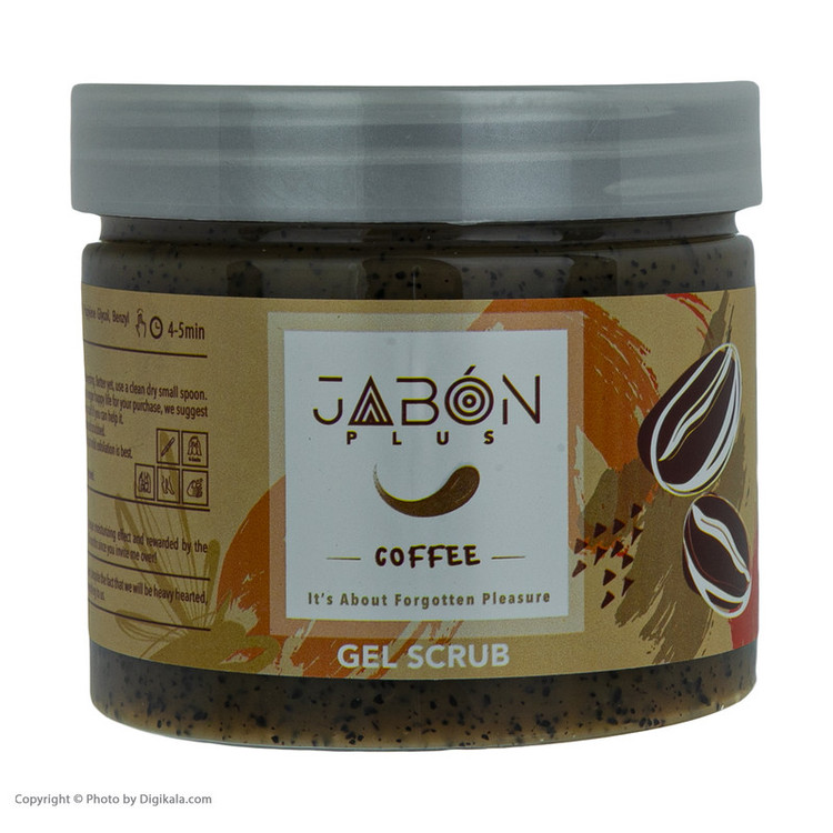 ژل اسکراب لایه بردار پوست ژبن پلاس مدل Coffee وزن 375 گرم