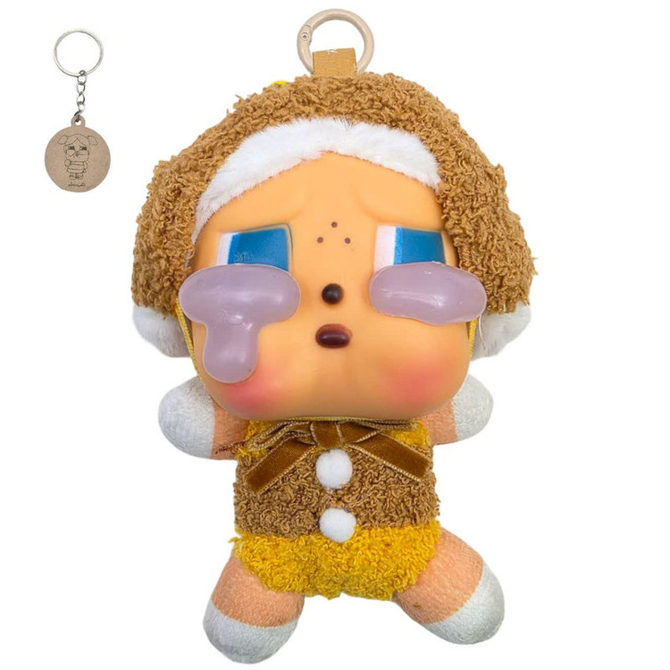 آویز عروسکی ناب سل مدل کرای بیبی ارتفاع 15 سانتی متر CRYBABY NAAB001 به همراه جاسوییچی