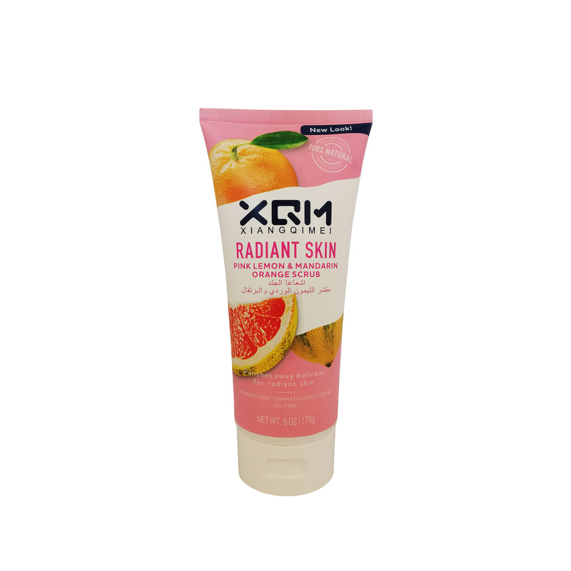 اسکراب لایه بردار ایکس کیو ام مدل Radinat Skin حجم 170 میلی لیتر