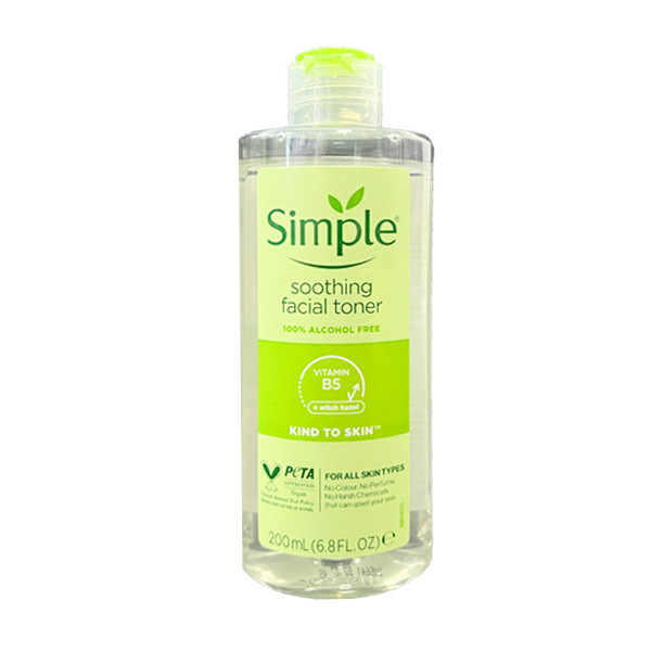 تونر سیمپل مدل Vitamin B5 Witch Hazel حجم 200 میلی لیتر