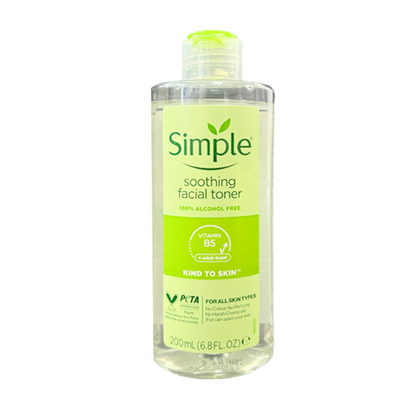 تونر سیمپل مدل Vitamin B5 Witch Hazel حجم 200 میلی لیتر