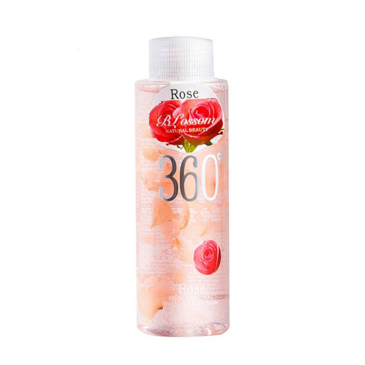 تونر پاک کننده آرایش صورت 360 مدل flower حجم 300 میلی لیتر