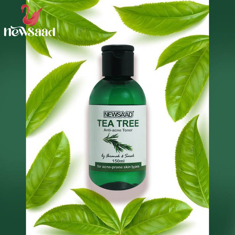 تونر پاک کننده صورت نیوساد مدل Tee Tree مناسب برای پوست آکنه ای حجم 150 میلی لیتر بسته 3 عددی