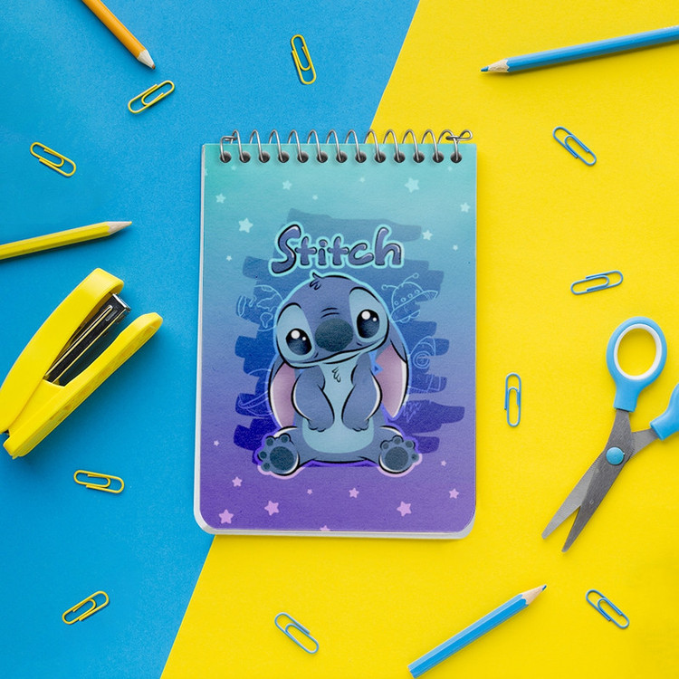 دفتر یادداشت 50 برگ خندالو طرح استیچ (Stitch) کد N8249
