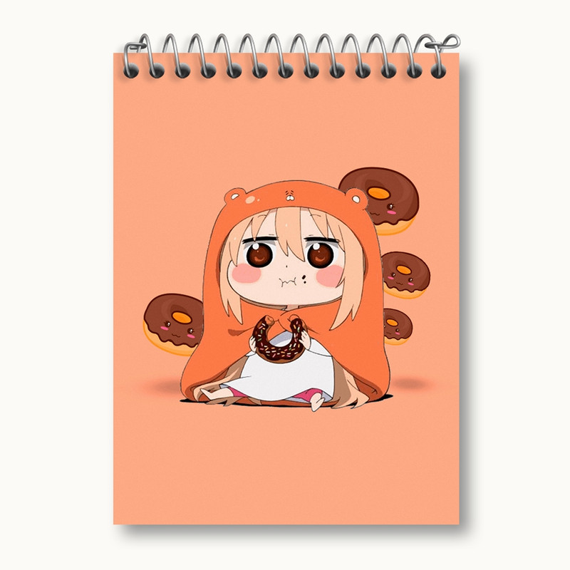 دفتر یادداشت 50 برگ خندالو مدل دوما اومارو انیمه اوماروچان Umaru Chan کد 18506