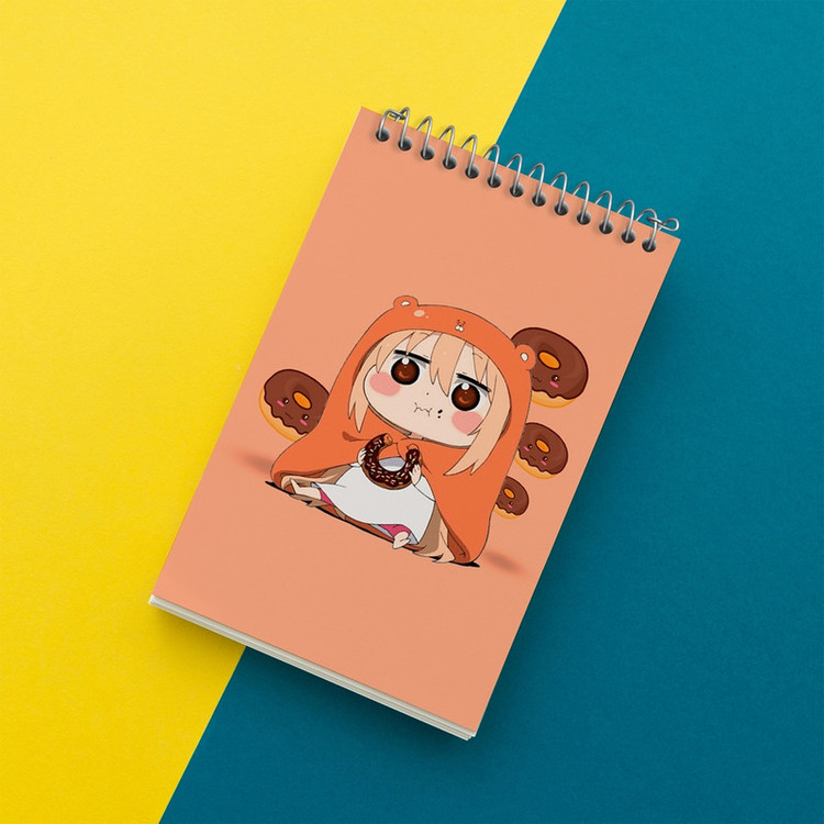 دفتر یادداشت 50 برگ خندالو مدل دوما اومارو انیمه اوماروچان Umaru Chan کد 18506
