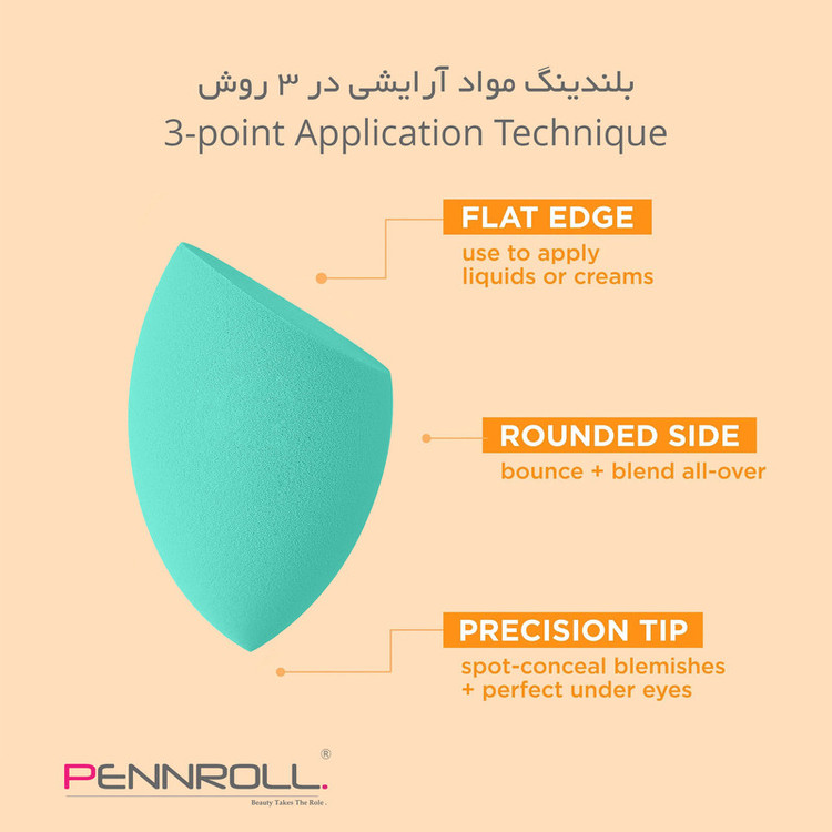 پد آرایشی پنرول مدل PRP Candy Puff MC Bag X2 بسته 2 عددی