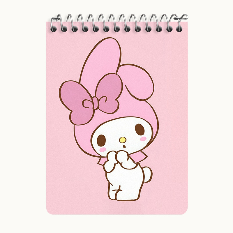 دفتر یادداشت 50 برگ خندالو طرح مای ملودی (My Melody) کد N9083