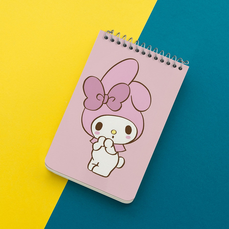 دفتر یادداشت 50 برگ خندالو طرح مای ملودی (My Melody) کد N9083