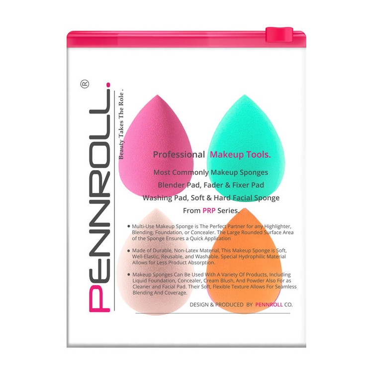 پد آرایشی پنرول مدل PRP Candy Puff Bag X4 بسته 4 عددی