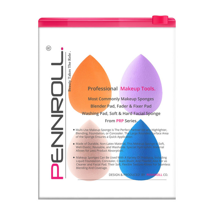 پد آرایشی پنرول مدل PRP Candy Puff Bag X4 بسته 4 عددی