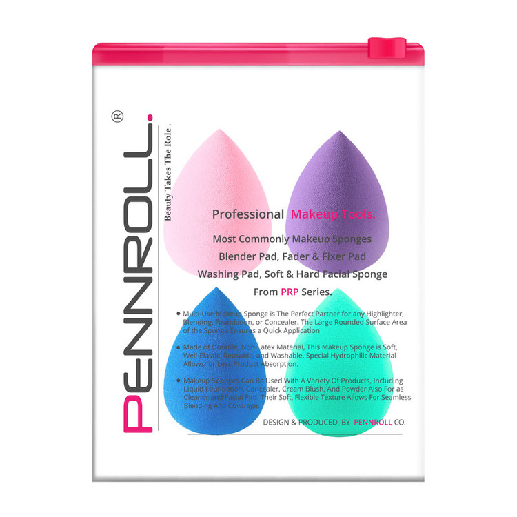 پد آرایشی پنرول مدل PRP Candy Puff Bag X4 بسته 4 عددی