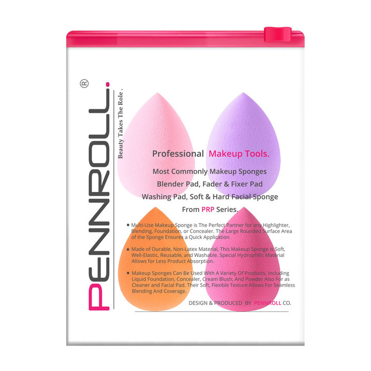پد آرایشی پنرول مدل PRP Candy Puff Bag X4 بسته 4 عددی