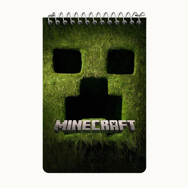 دفتر یادداشت 50 برگ خندالو طرح ماینکرافت (Minecraft) کد F14065