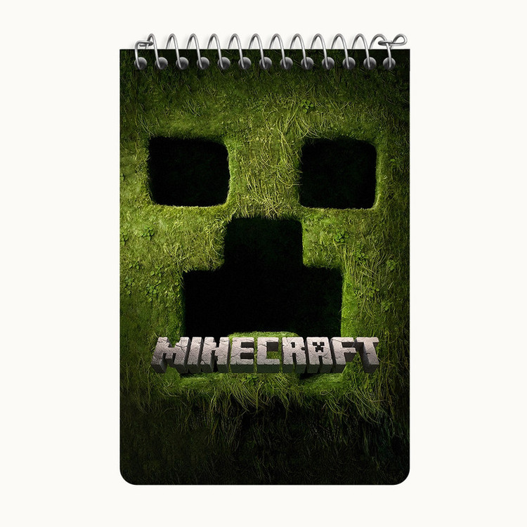 دفتر یادداشت 50 برگ خندالو طرح ماینکرافت (Minecraft) کد F14065