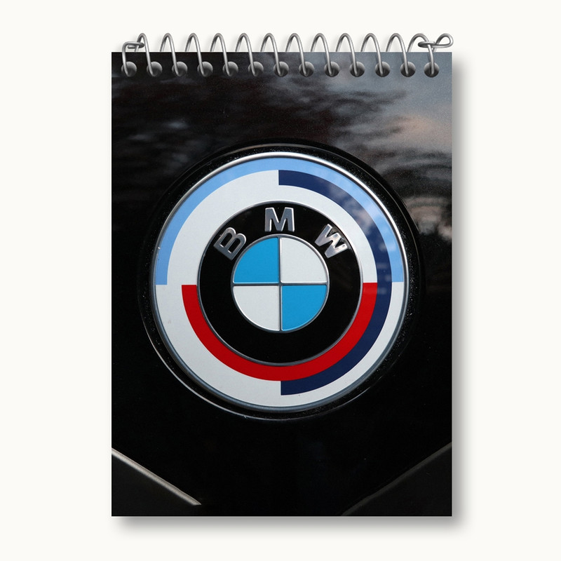 دفتر یادداشت 50 برگ خندالو مدل بی ام دبلیو BMW کد 23635