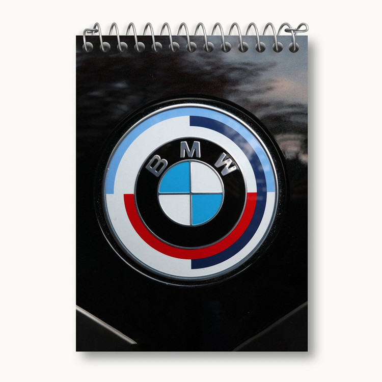 دفتر یادداشت 50 برگ خندالو مدل بی ام دبلیو BMW کد 23635
