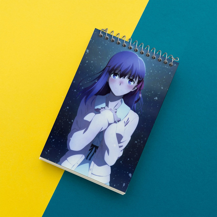دفتر یادداشت 50 برگ خندالو مدل ساکورا انیمه فیت استی نایت Fate Stay Night کد 22757