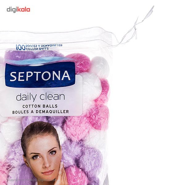 پنبه سپتونا مدل Cotton Balls بسته 100 عددی