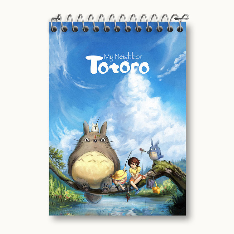 دفتر یادداشت 50 برگ خندالو طرح انیمه توتورو (Totoro) کد N4282