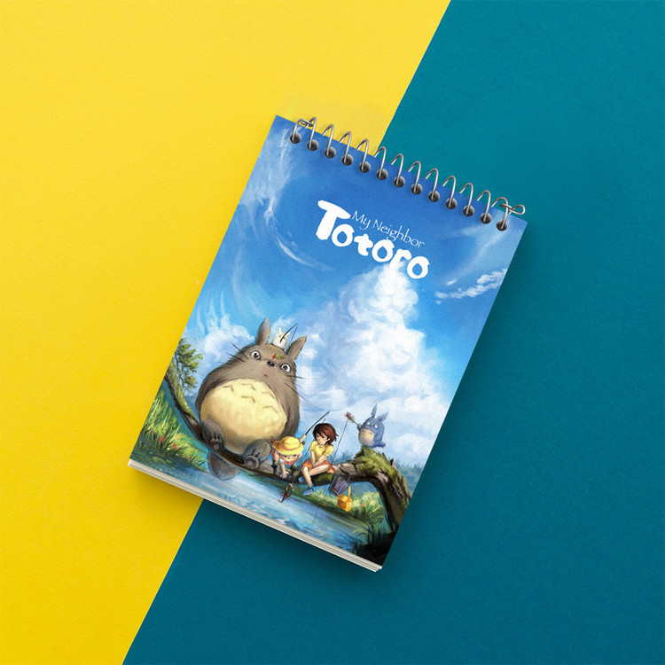 دفتر یادداشت 50 برگ خندالو طرح انیمه توتورو (Totoro) کد N4282