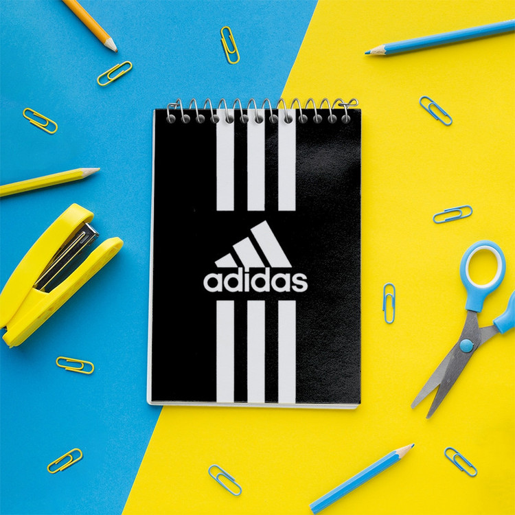 دفتر یادداشت 50 برگ خندالو مدل آدیداس (Adidas) کد 36953