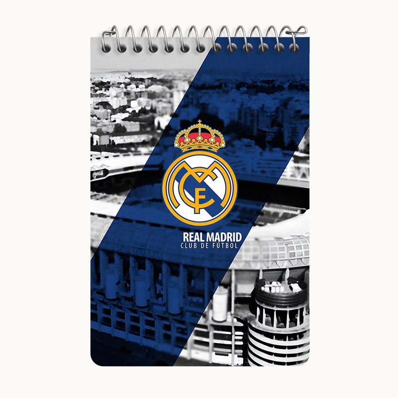 دفتر یادداشت 50 برگ خندالو طرح رئال مادرید (Real Madrid) کد F6896