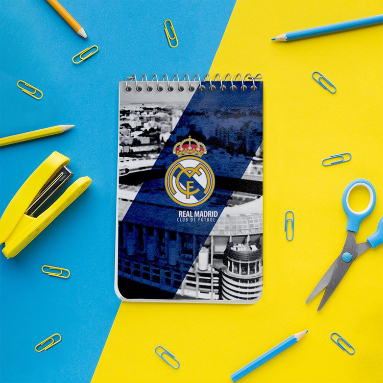 دفتر یادداشت 50 برگ خندالو طرح رئال مادرید (Real Madrid) کد F6896