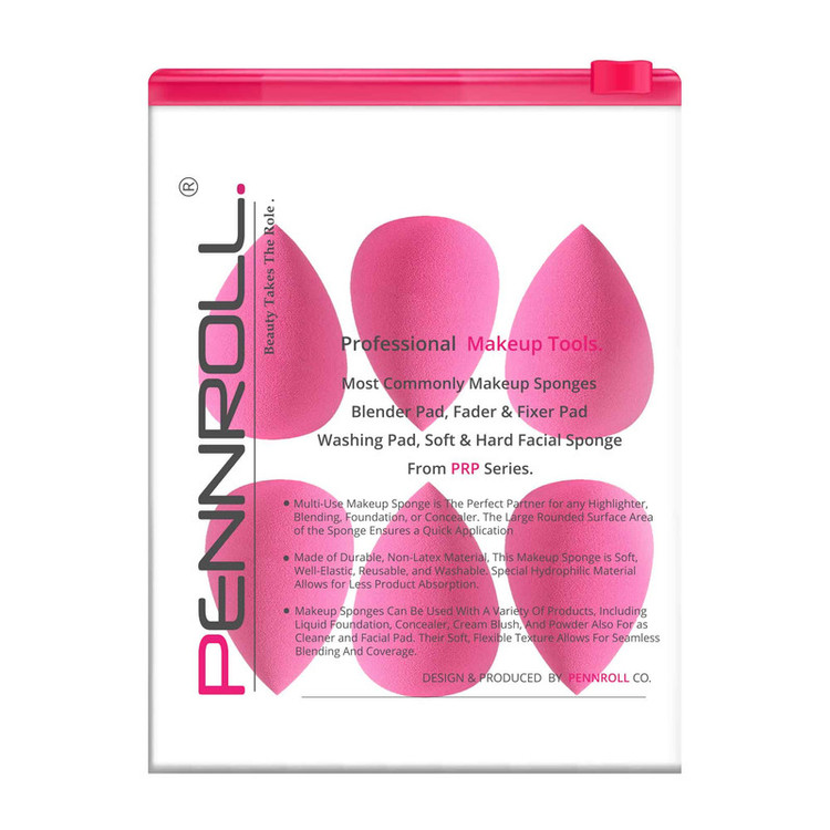 پد آرایشی پنرول مدل PRP Candy Puff Bag X6 بسته 6 عددی