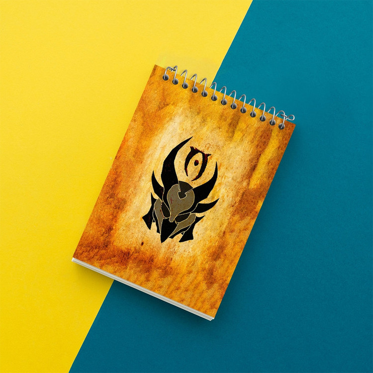 دفتر یادداشت 50 برگ خندالو مدل بازی اسکایریم (Skyrim) کد 32764
