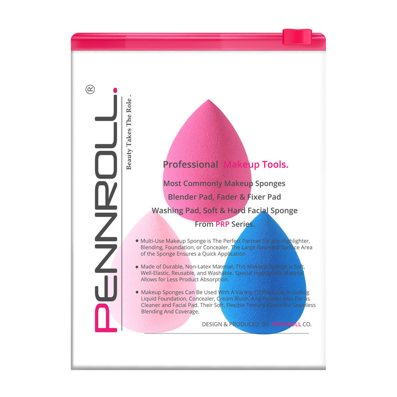 پد آرایشی پنرول مدل PRP Candy Puff Bag X3 بسته 3 عددی
